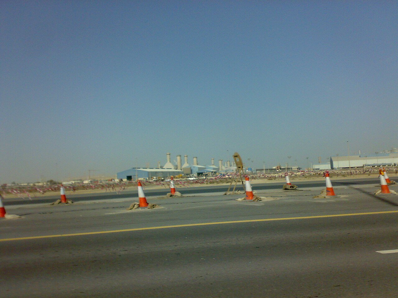 Warehouses and logistics facilities inside Jebel Ali Free Zone, Dubai