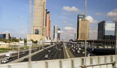 Sheikh Zayed Road, Dubai - the mainland corridor where free zone companies most often create a Domestic Permanent Establishment