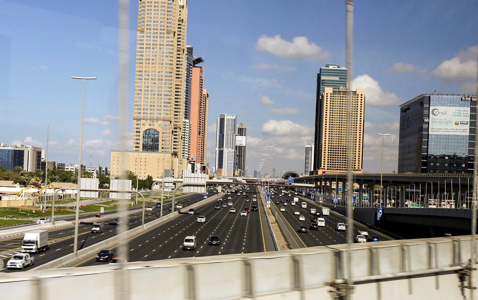 Sheikh Zayed Road, Dubai - the mainland corridor where free zone companies most often create a Domestic Permanent Establishment