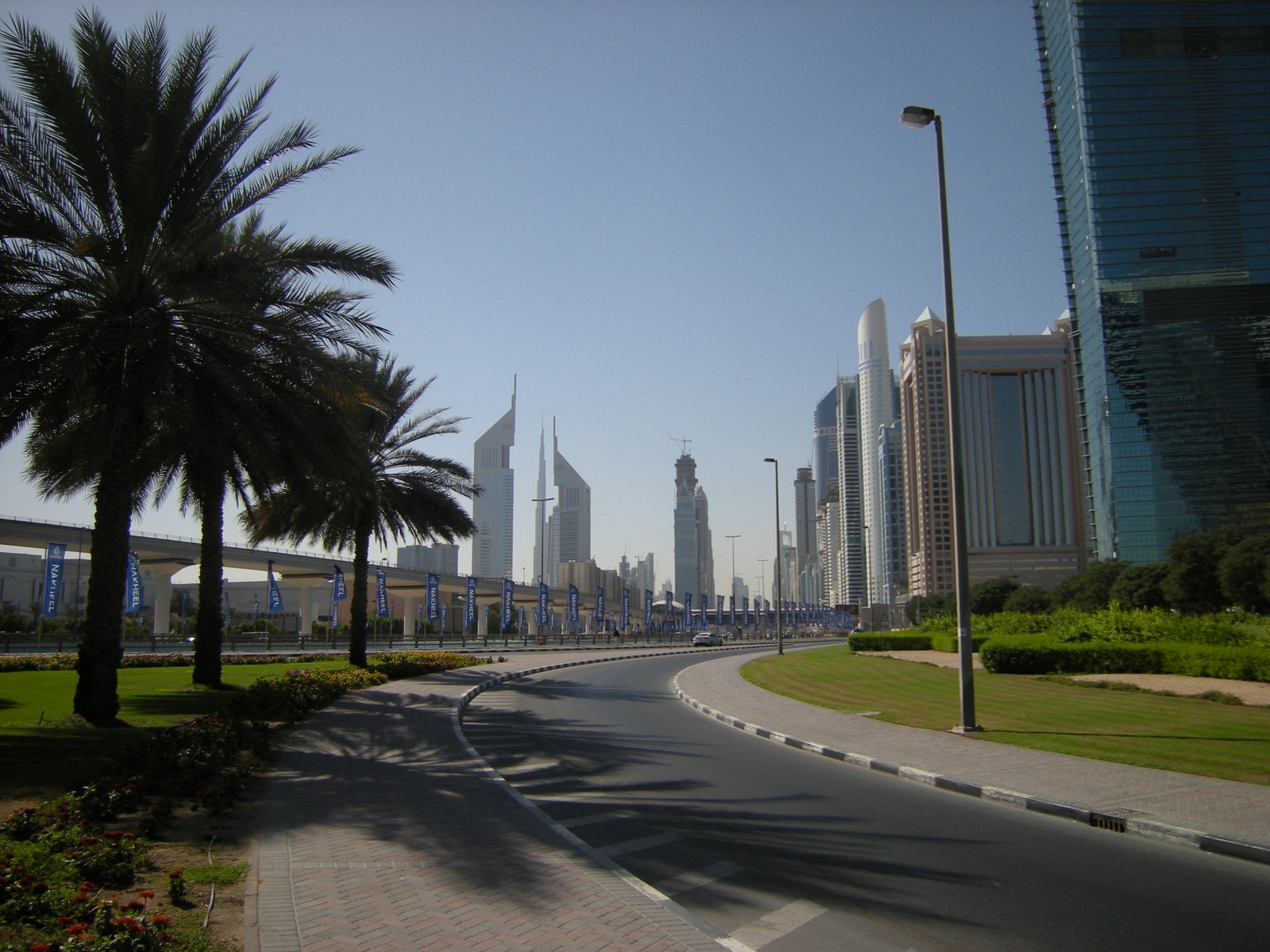 Emirates Towers in Dubai's central business district, UAE