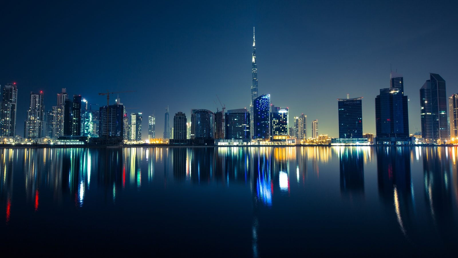 Dubai skyline at dusk, representing UAE free zone corporate tax compliance
